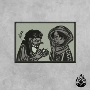 Luffy y Usopp Riendose de Sanji Luffy y Usopp Riendose de Sanji